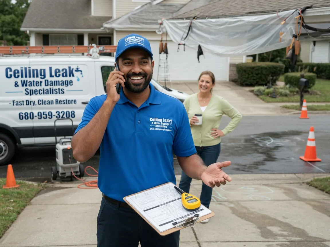 Ceiling Leak Cleanup Yucca Valley, CA FAQs